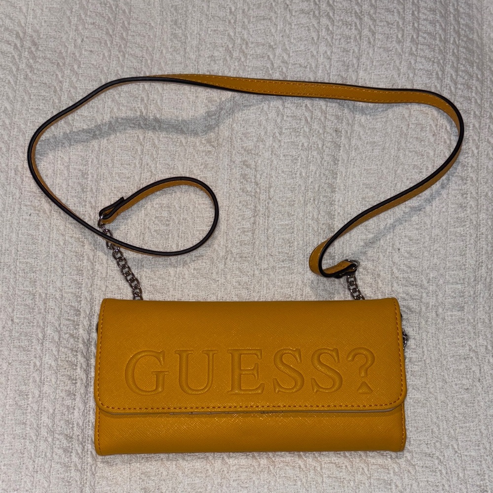 GUESS Mustard Crossbody Bag